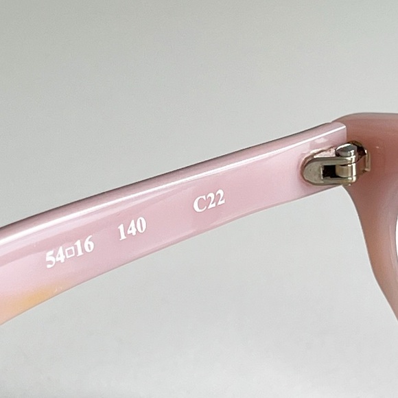 SEE Eyewear 6964 C22 Tortoise Pink 54mm Cat Eye Glass Frames Hand Made In Italy - Picture 11 of 15